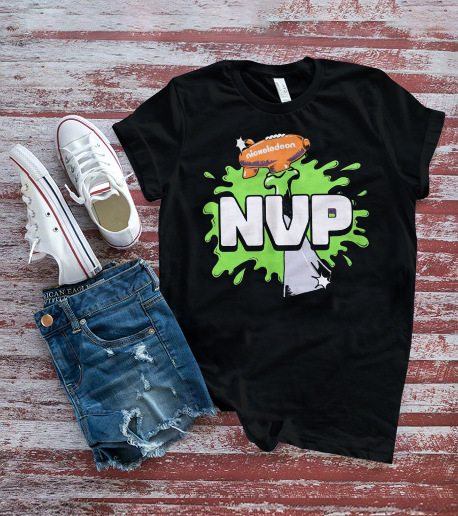Nickelodeon NVP Blimp Green Slime Splat T-Shirt