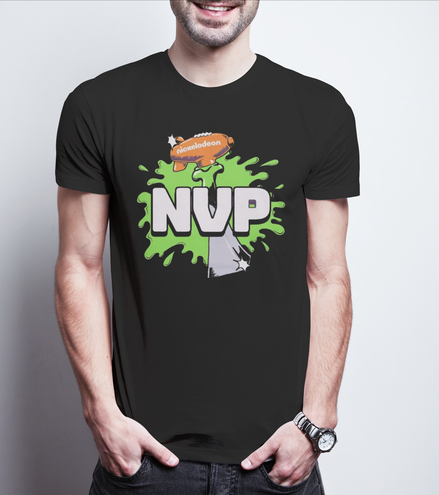 Nickelodeon NVP Blimp Green Slime Splat T-Shirt