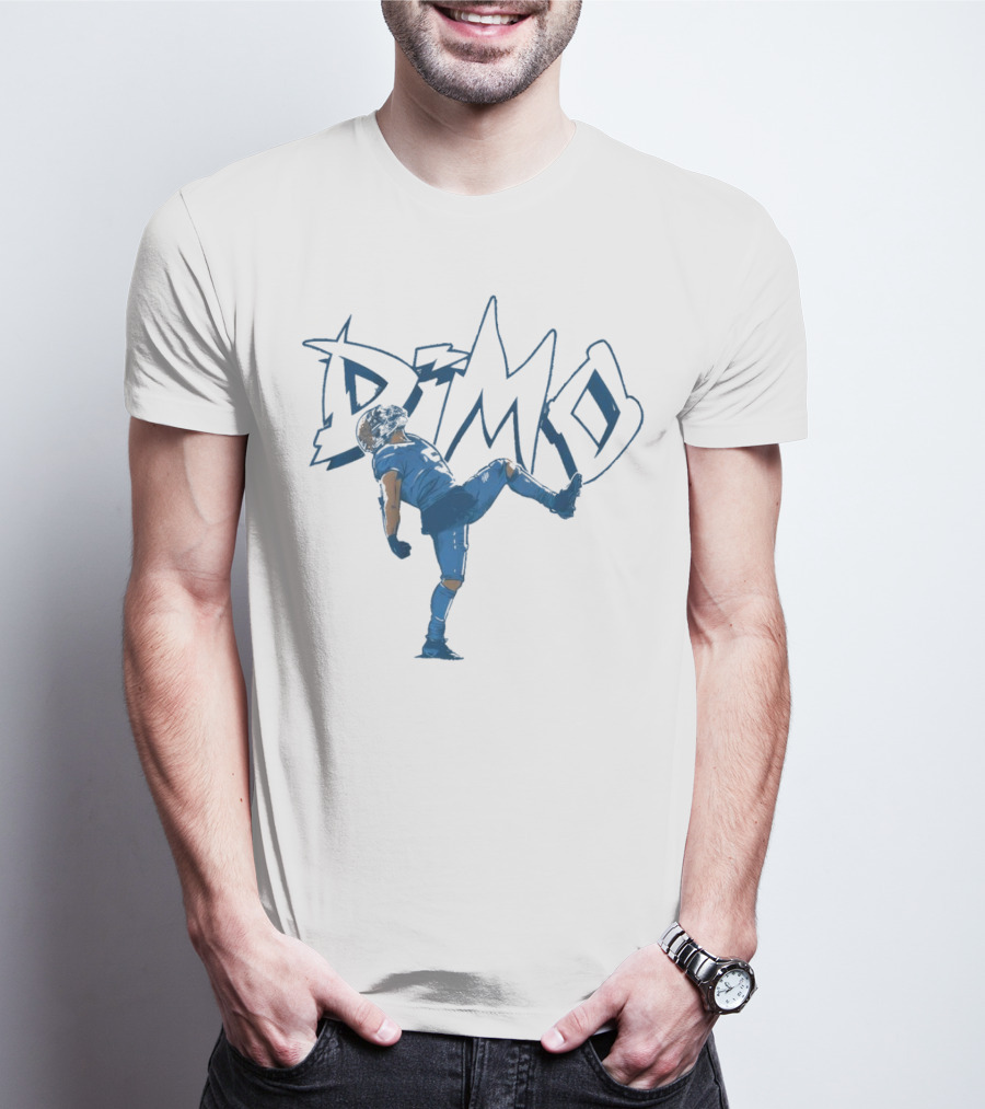 David Montgomery D-MO Football Celebration Sports T-Shirt