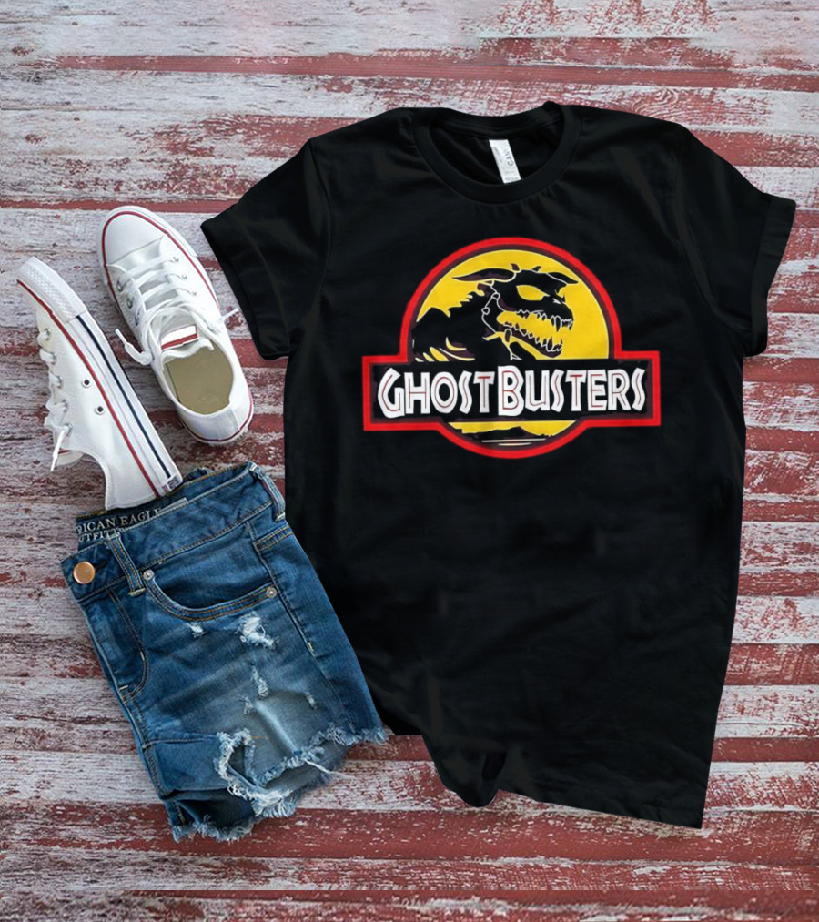 Ghost Busters Dinosaur Logo Jurassic Park T-Shirt