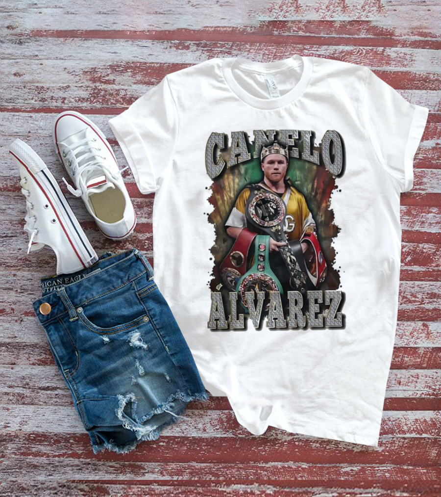 Canelo Alvarez Champion Boxing Titles Crown T-Shirt