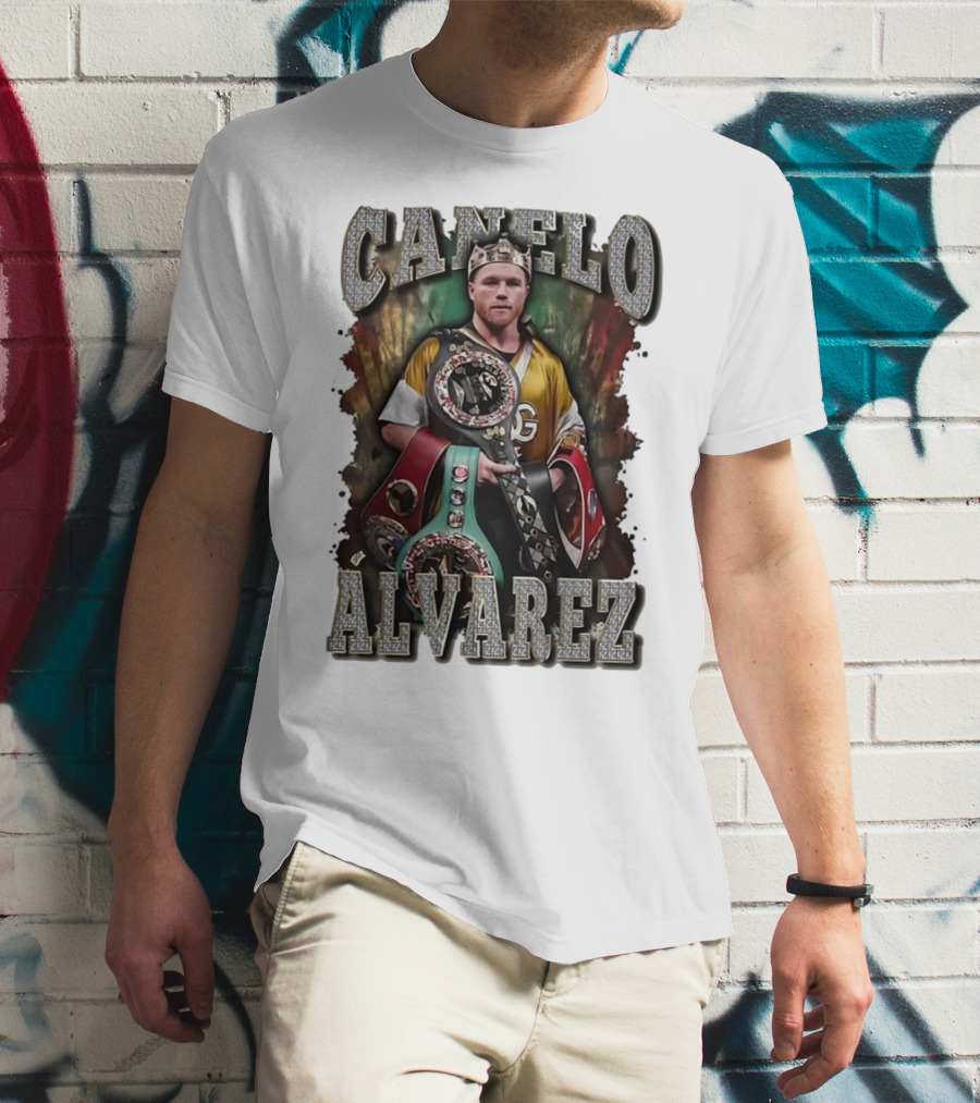 Canelo Alvarez Champion Boxing Titles Crown T-Shirt