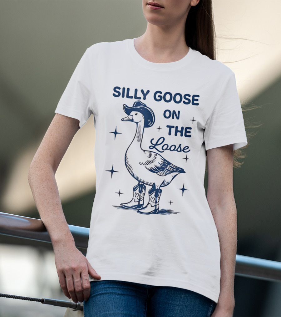 Silly Goose On The Loose Cowboy T-Shirt