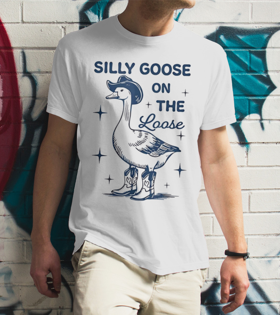 Silly Goose On The Loose Cowboy T-Shirt