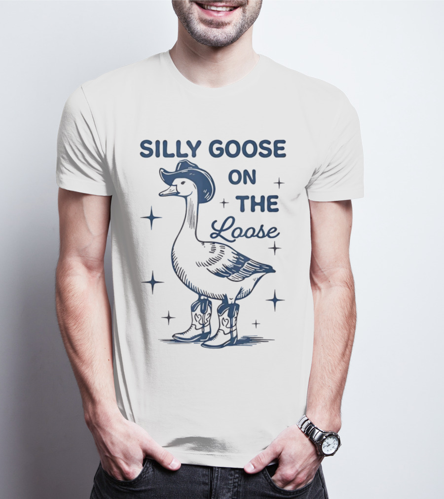 Silly Goose On The Loose Cowboy T-Shirt