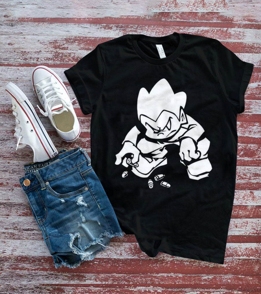 Friday Night Funkin’ Lowkey Pico Bullets Grim Expression T-Shirt