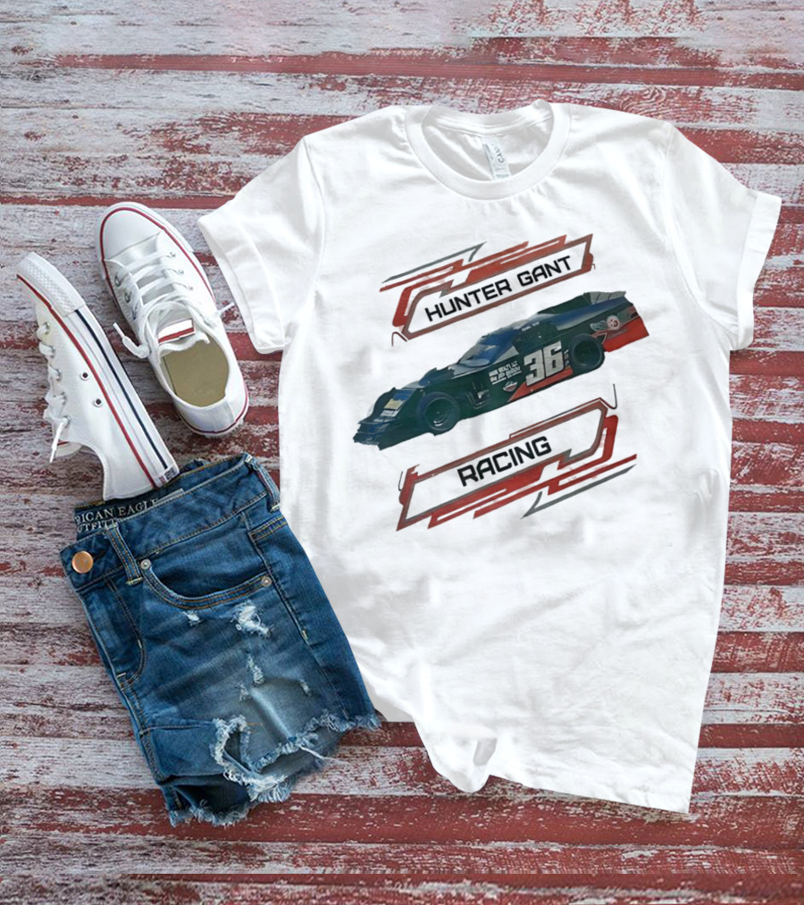 Hunter Gant Nascar Racing Car 36 T-Shirt