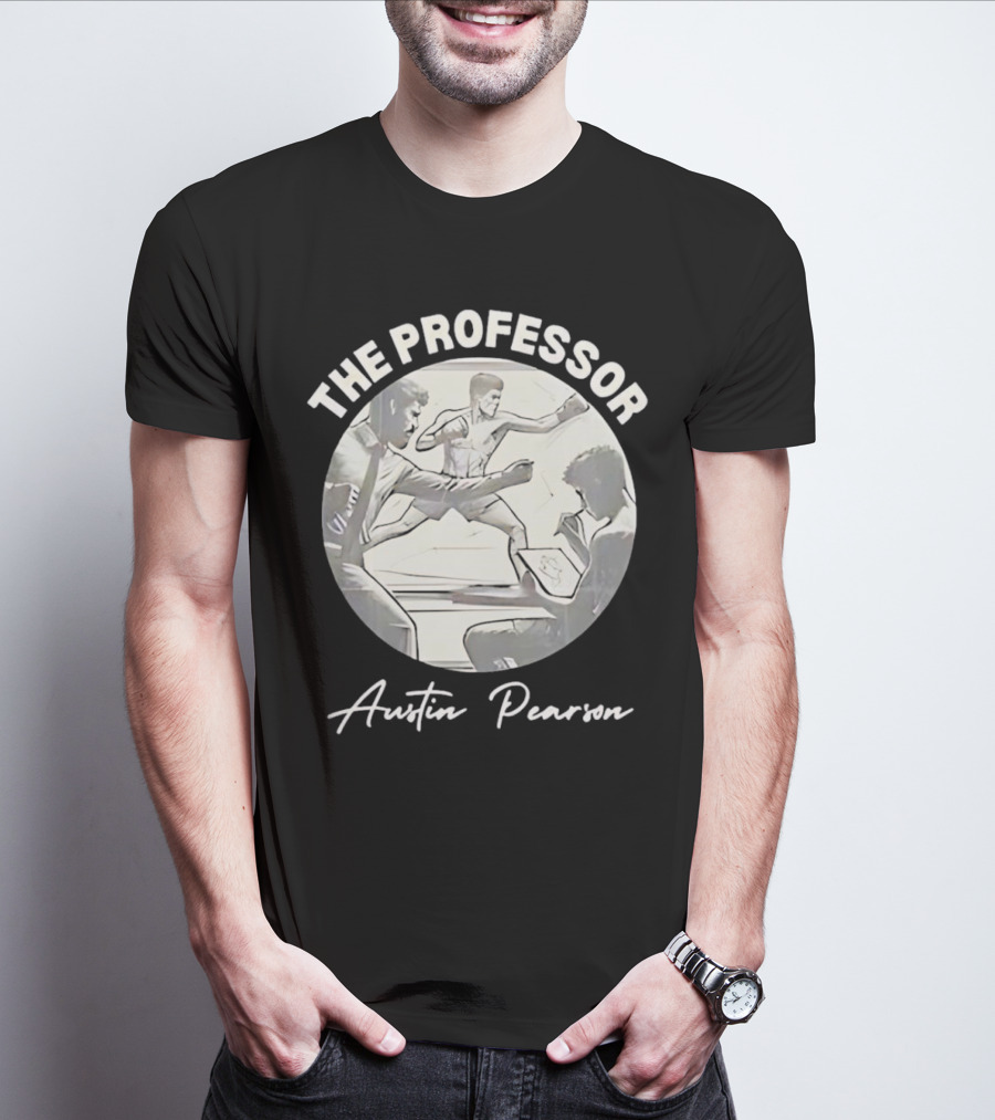 The Professor Austin Pearson Boxing Sketch T-Shirt