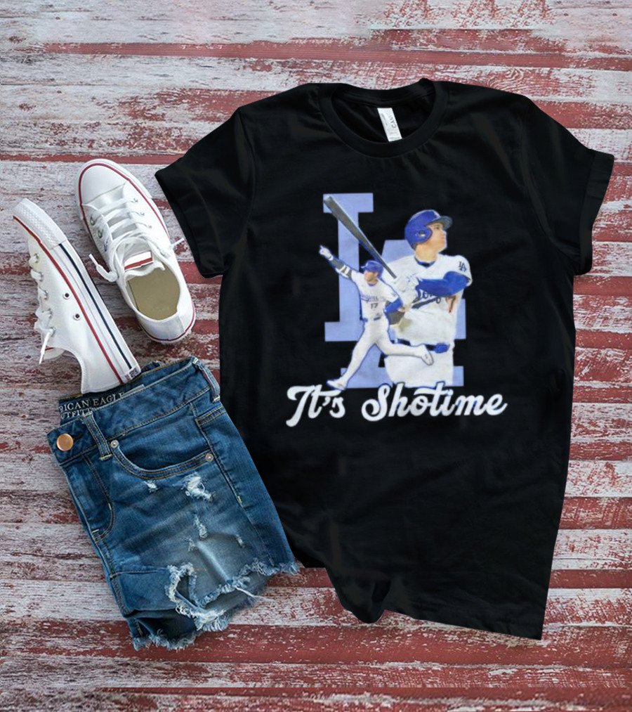 It's Shotime LA Shohei Ohtani Los Angeles Dodgers Baseball Player T-Shirt