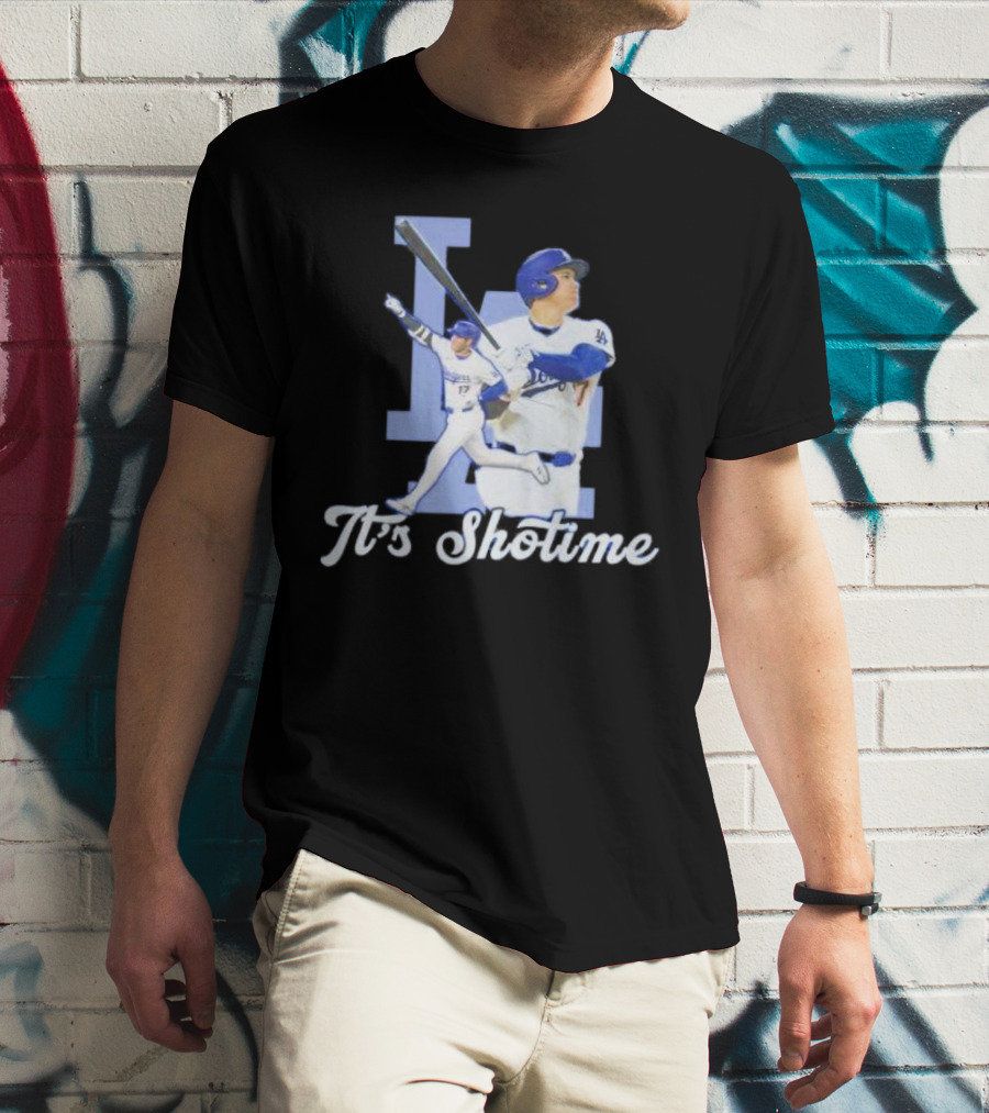 It's Shotime LA Shohei Ohtani Los Angeles Dodgers Baseball Player T-Shirt