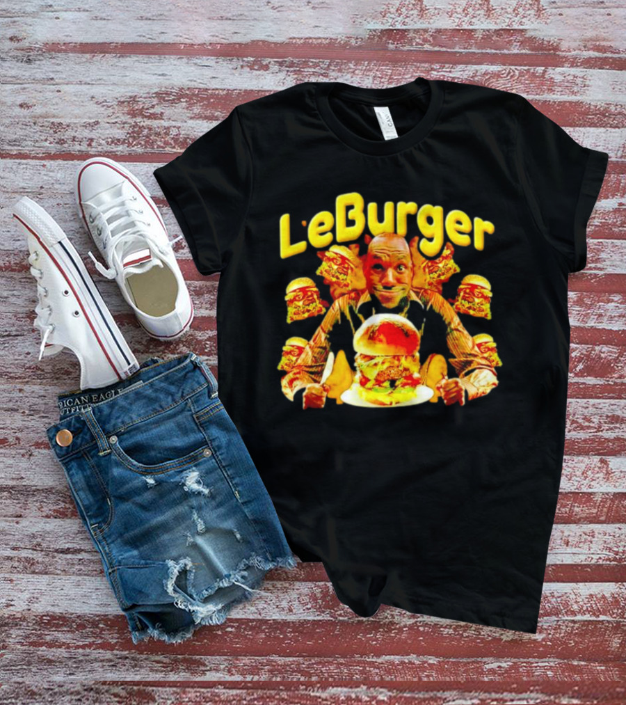 LeBurger LeBron James Burgers Multicolor Kings T-Shirt