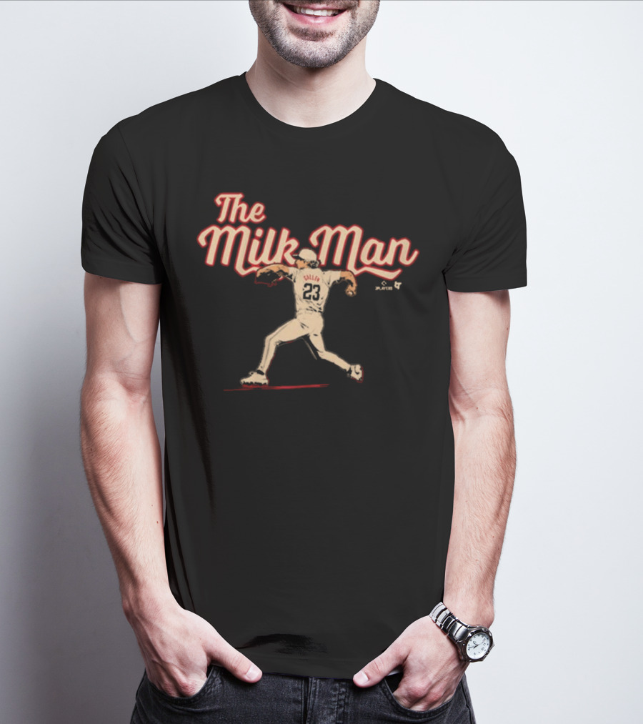 Zac Gallen Arizona Diamondbacks 23 The Milk Man Players T-Shirt