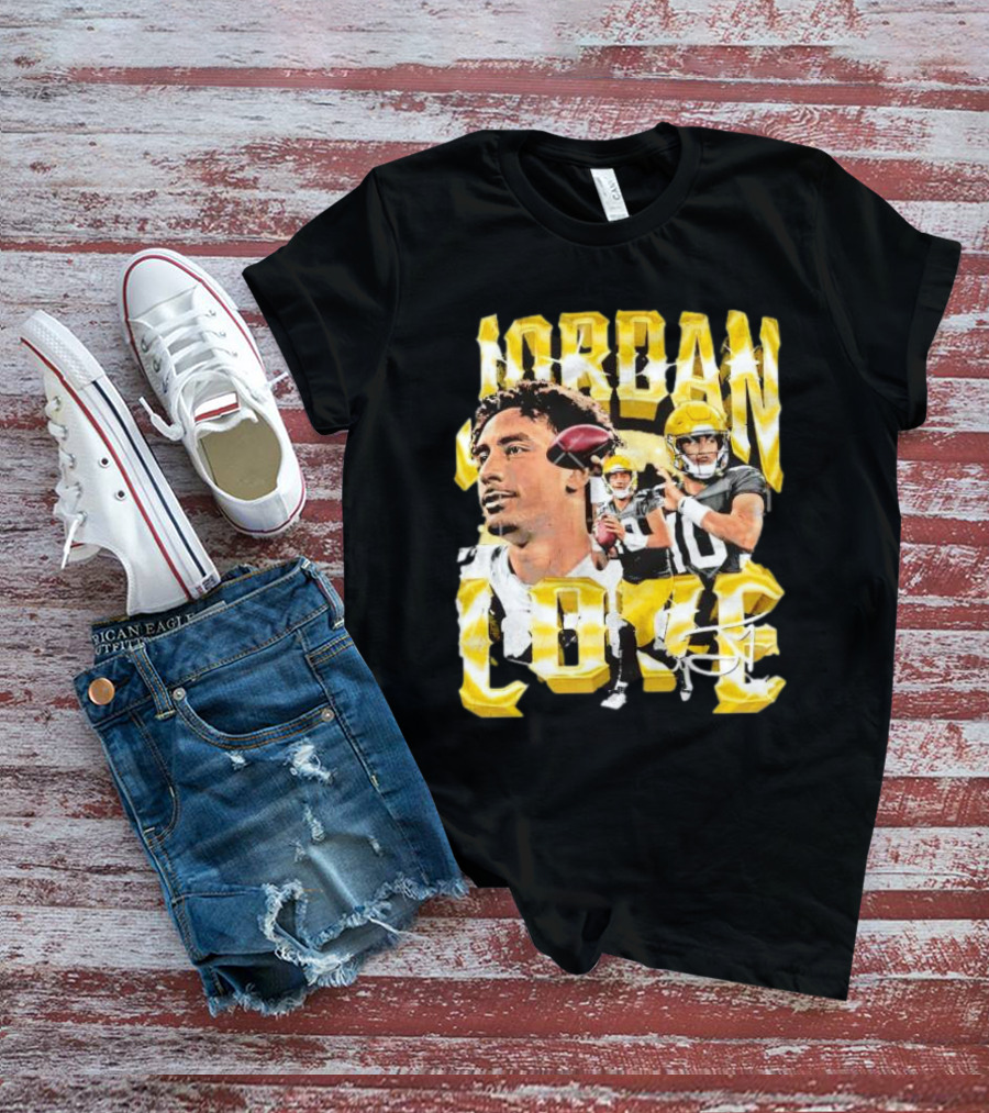 Jordan Love Green Bay Packers Vintage Signature Image T-Shirt