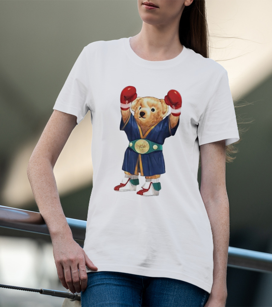Canelo Bear Champion Boxing No Life Boxing Gloves Robe T-Shirt