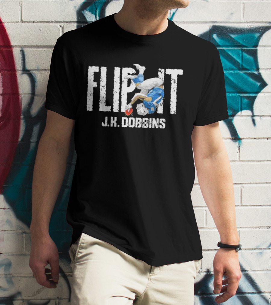 Flip It J.K. Dobbins Los Angeles Chargers Football Action T-Shirt