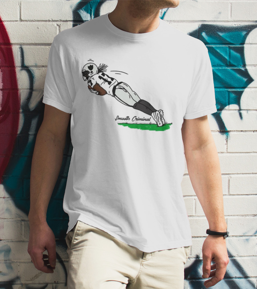 Smooth Criminal Davante Adams Las Vegas Raiders Leap NFL Football T-Shirt