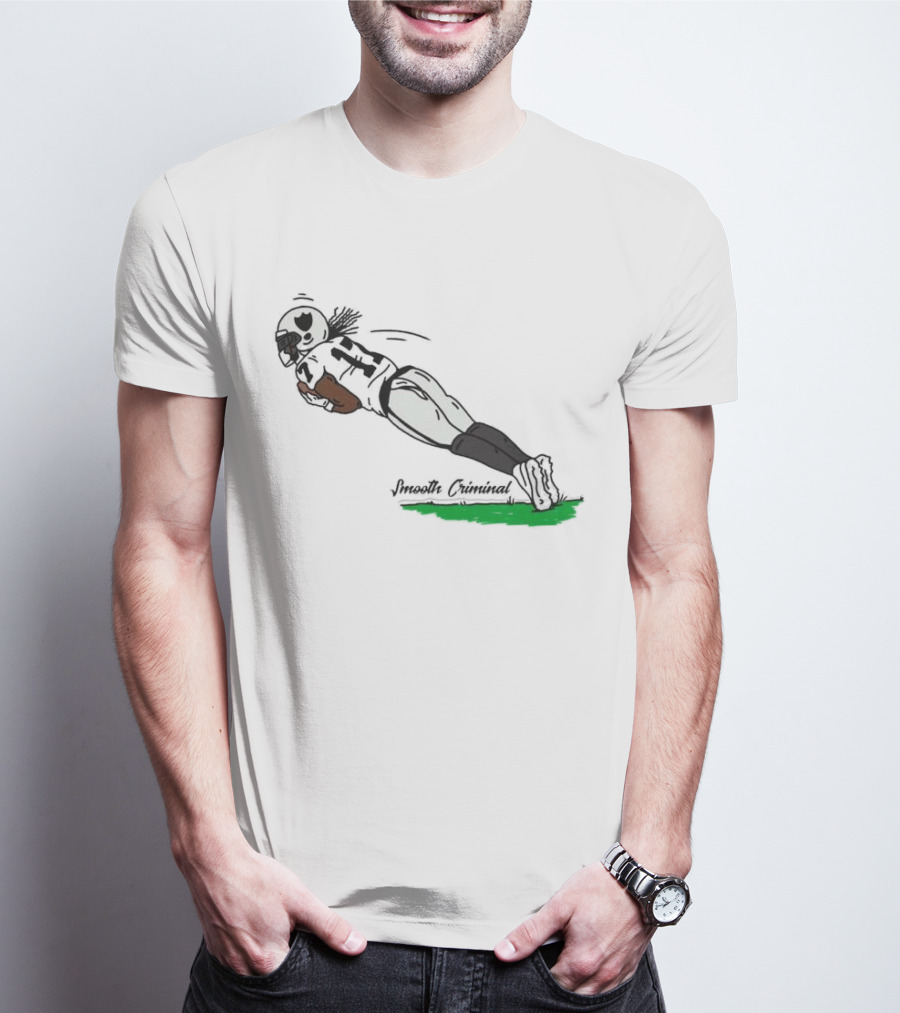 Smooth Criminal Davante Adams Las Vegas Raiders Leap NFL Football T-Shirt