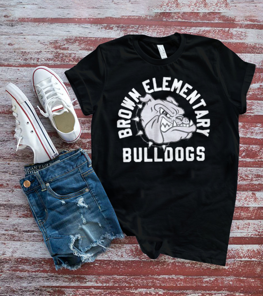 Brown Elementary Bulldogs Mascot T-Shirt