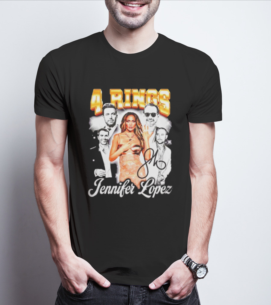 4 Rings Jennifer Lopez Signature T-Shirt