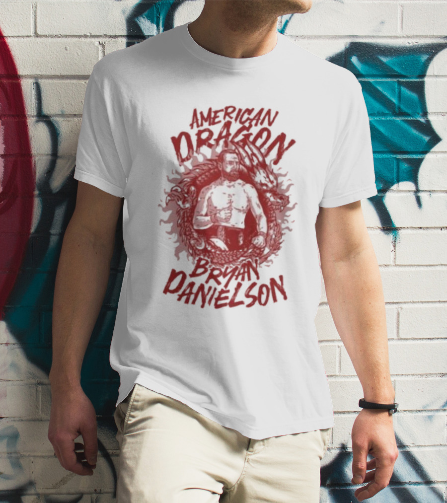 American Dragon Bryan Danielson Fiery Red Power T-Shirt