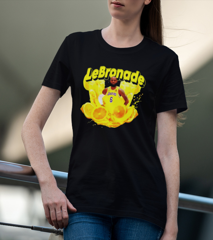 LeBronade LeBron James Los Angeles Lakers 6 Lemon Explosion T-Shirt