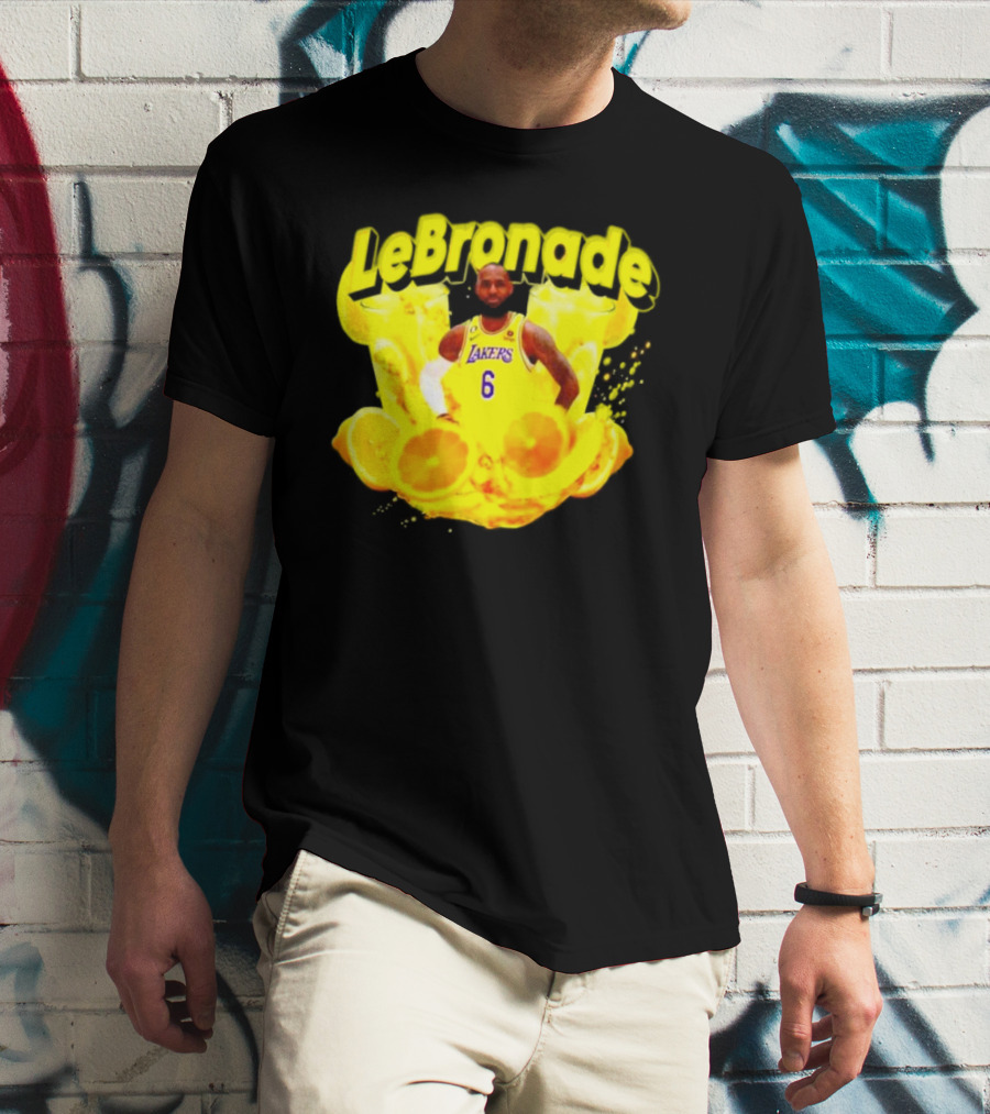 LeBronade LeBron James Los Angeles Lakers 6 Lemon Explosion T-Shirt