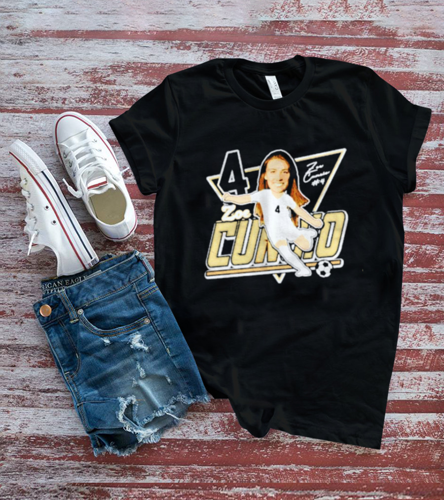 Zoe Cuneio #4 Purdue Boilermakers Soccer Player Cartoon T-Shirt