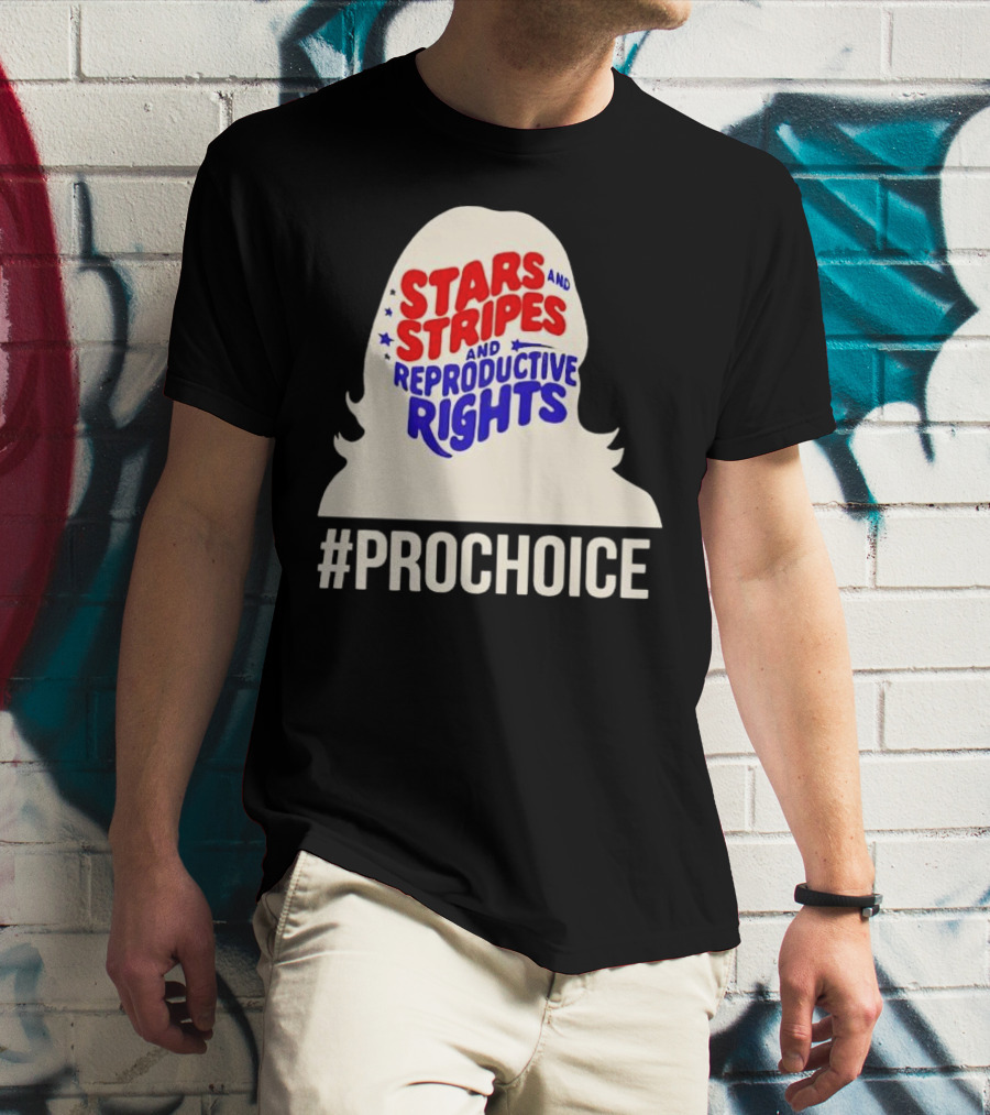 Stars And Stripes And Reproductive Rights #ProChoice T-Shirt