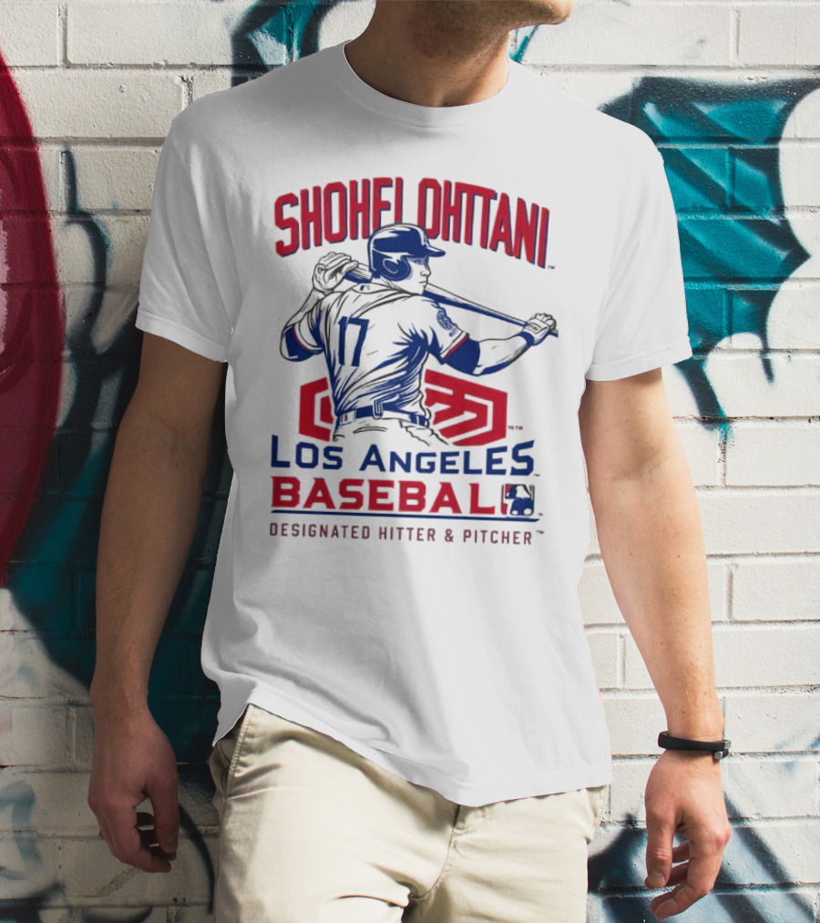 Shohei Ohtani Los Angeles Baseball Designated Hitter And Pitcher T-Shirt