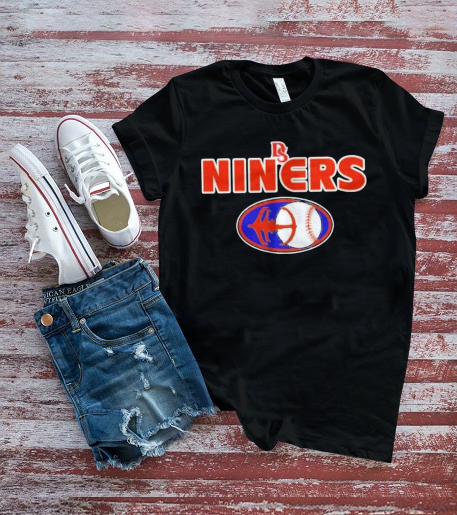 DS Niners Baseball Sports Team Emblem T-Shirt