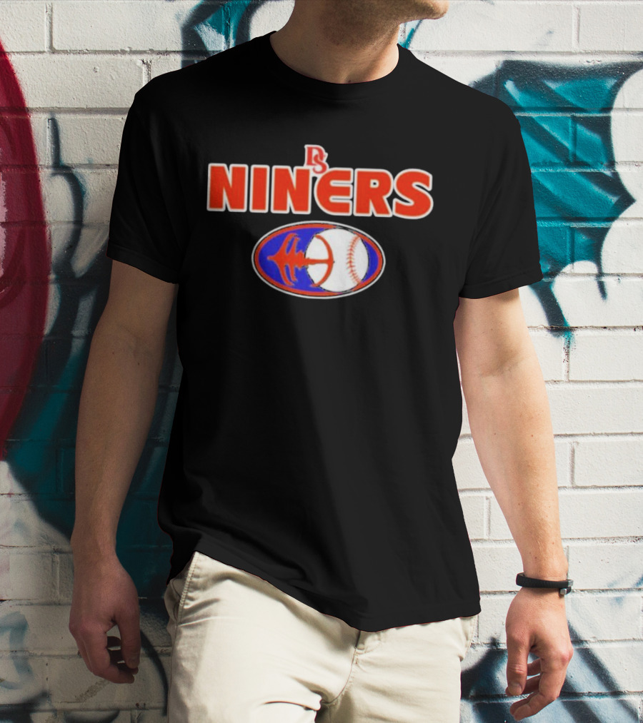 DS Niners Baseball Sports Team Emblem T-Shirt