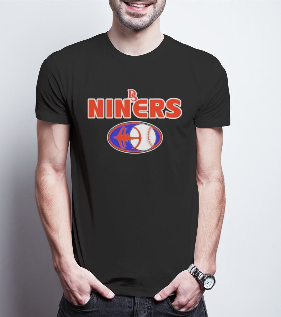 DS Niners Baseball Sports Team Emblem T-Shirt