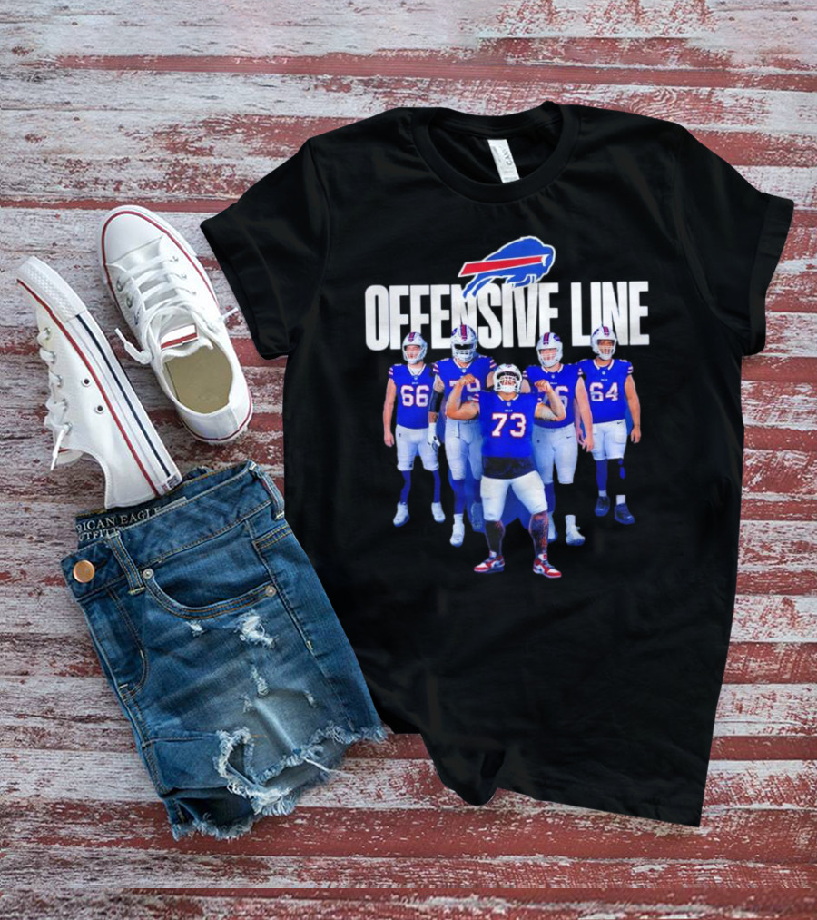 Buffalo Bills Offensive Line Love For The Big Team Spirit T-Shirt