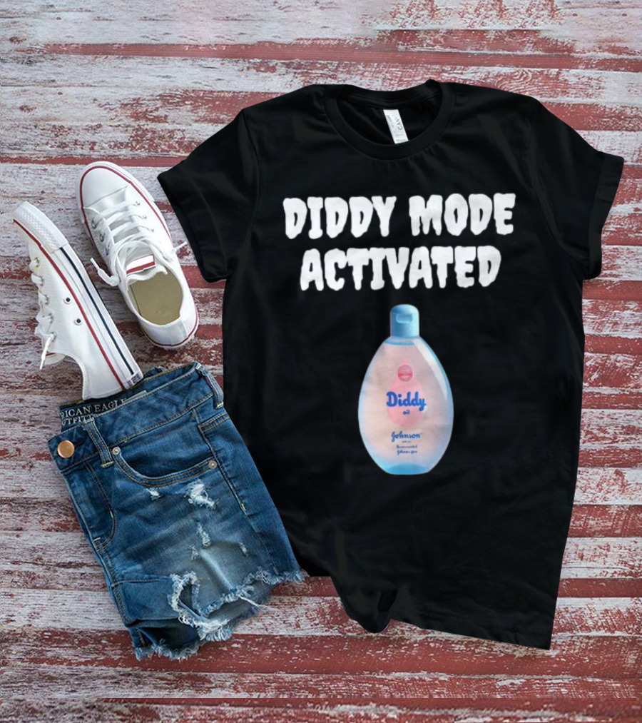 Diddy Mode Activated Johnson's Baby Oil Edition T-Shirt