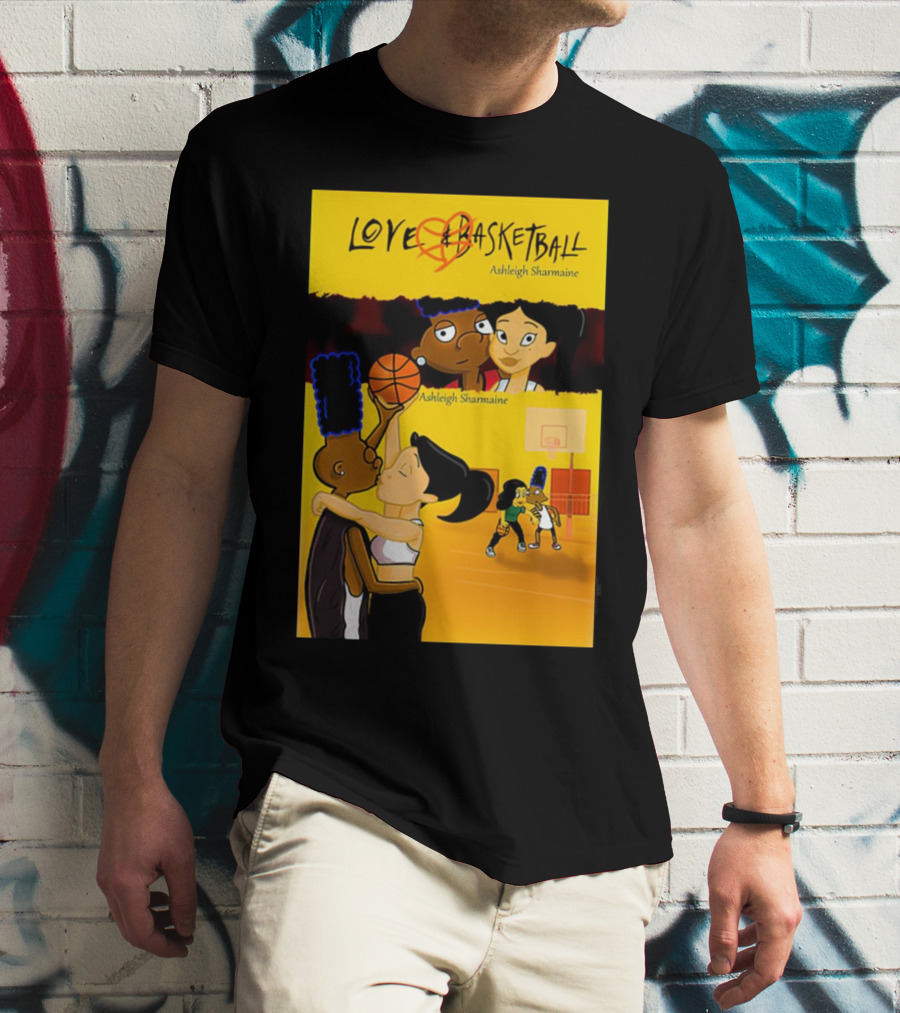 Love And Basketball Ashleigh Sharmaine Animated Romance Sports T-Shirt