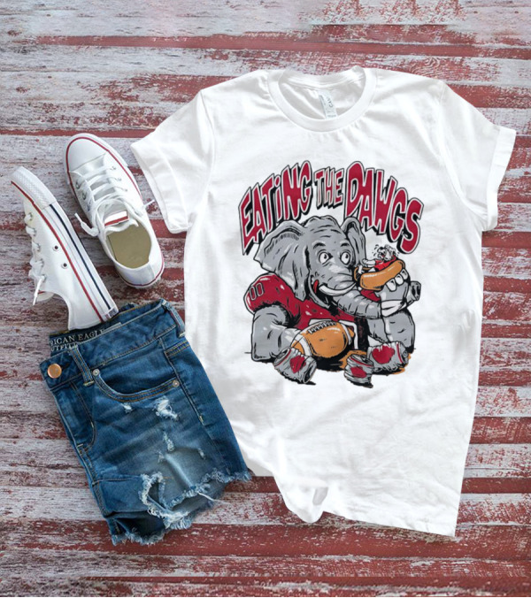 Alabama Crimson Tide Eating The Dawgs Defeat Georgia Bulldogs T-Shirt