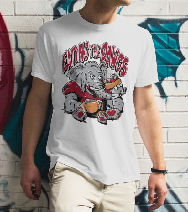 Alabama Crimson Tide Eating The Dawgs Defeat Georgia Bulldogs T-Shirt