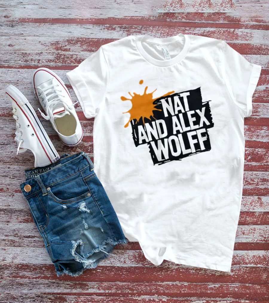 Nat And Alex Wolff Splash Motif T-Shirt