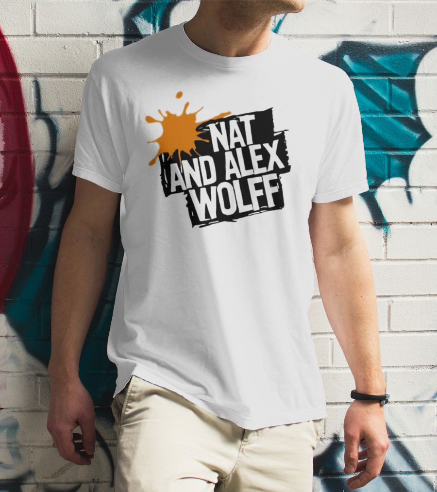 Nat And Alex Wolff Splash Motif T-Shirt