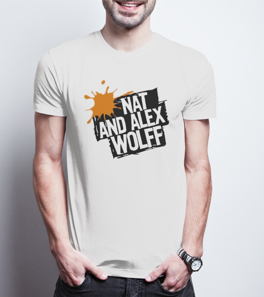 Nat And Alex Wolff Splash Motif T-Shirt
