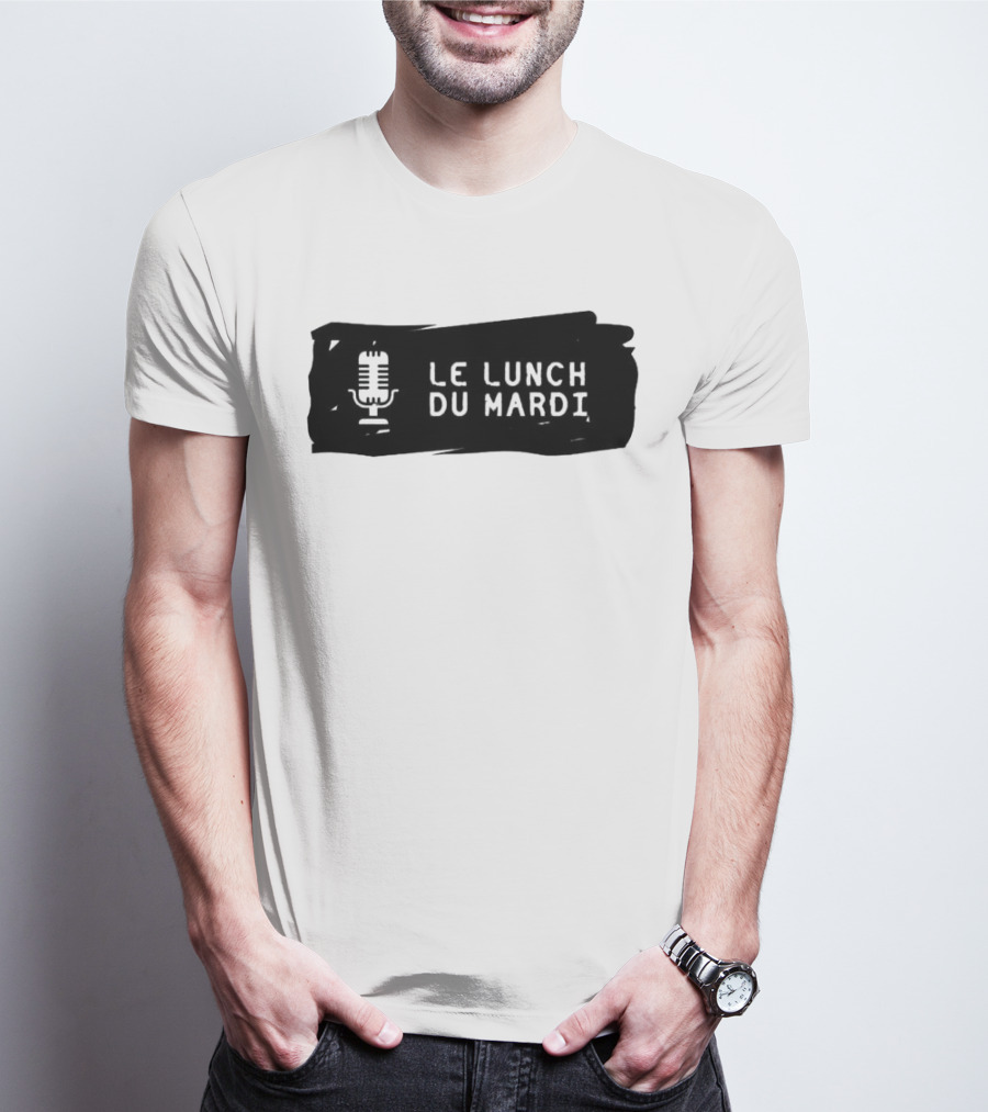 Le Lunch Du Mardi Podcast MLS Microphone T-Shirt