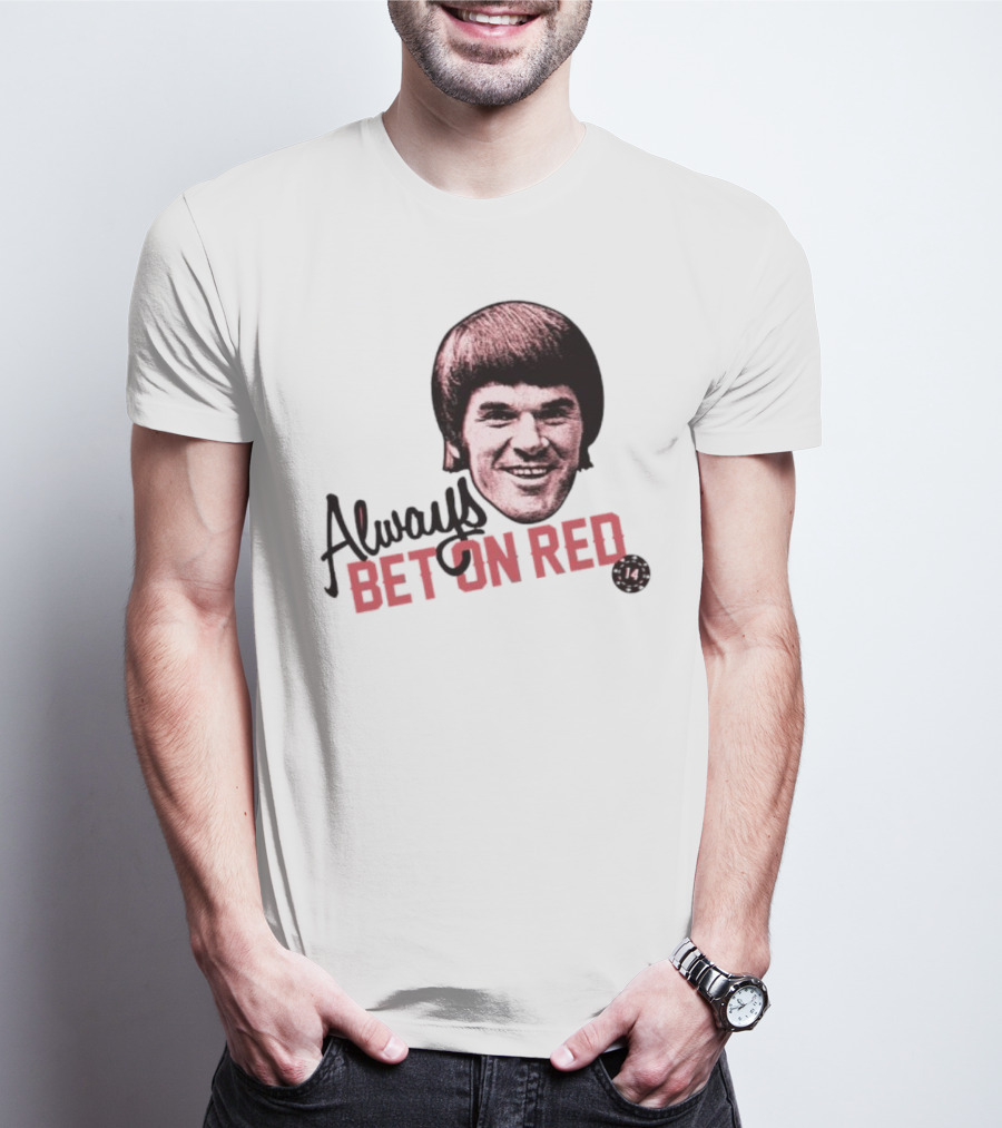 Always Bet On Red Pete Rose 14 T-Shirt