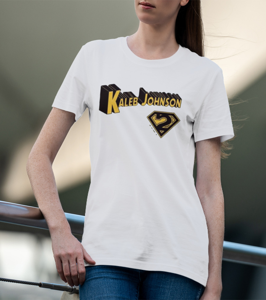 Kaleb Johnson Superman Style Logo Retro T-Shirt