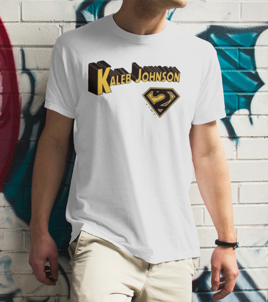 Kaleb Johnson Superman Style Logo Retro T-Shirt