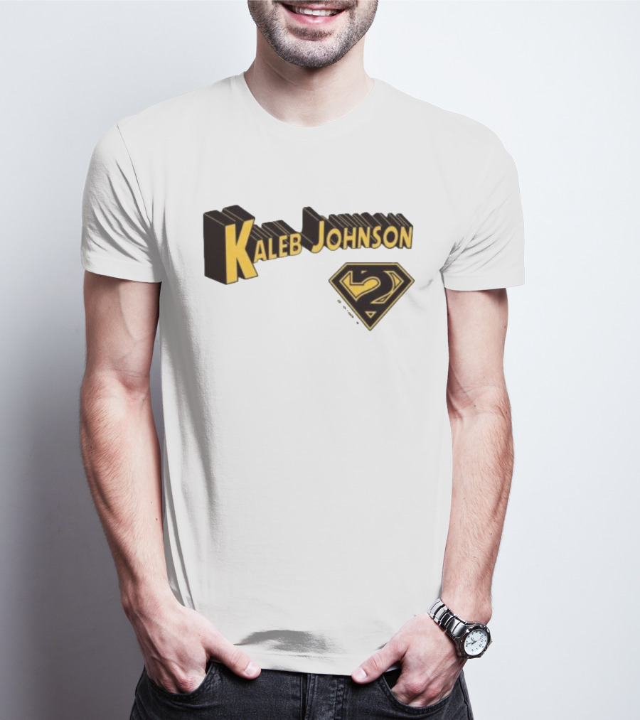 Kaleb Johnson Superman Style Logo Retro T-Shirt