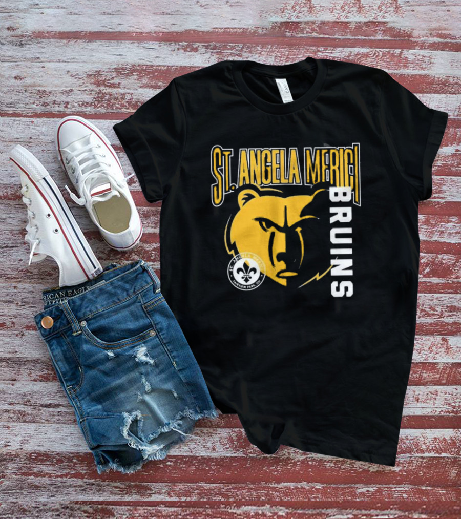 St. Angela Merici Bruins Bear Logo Normandy Park Ohio T-Shirt
