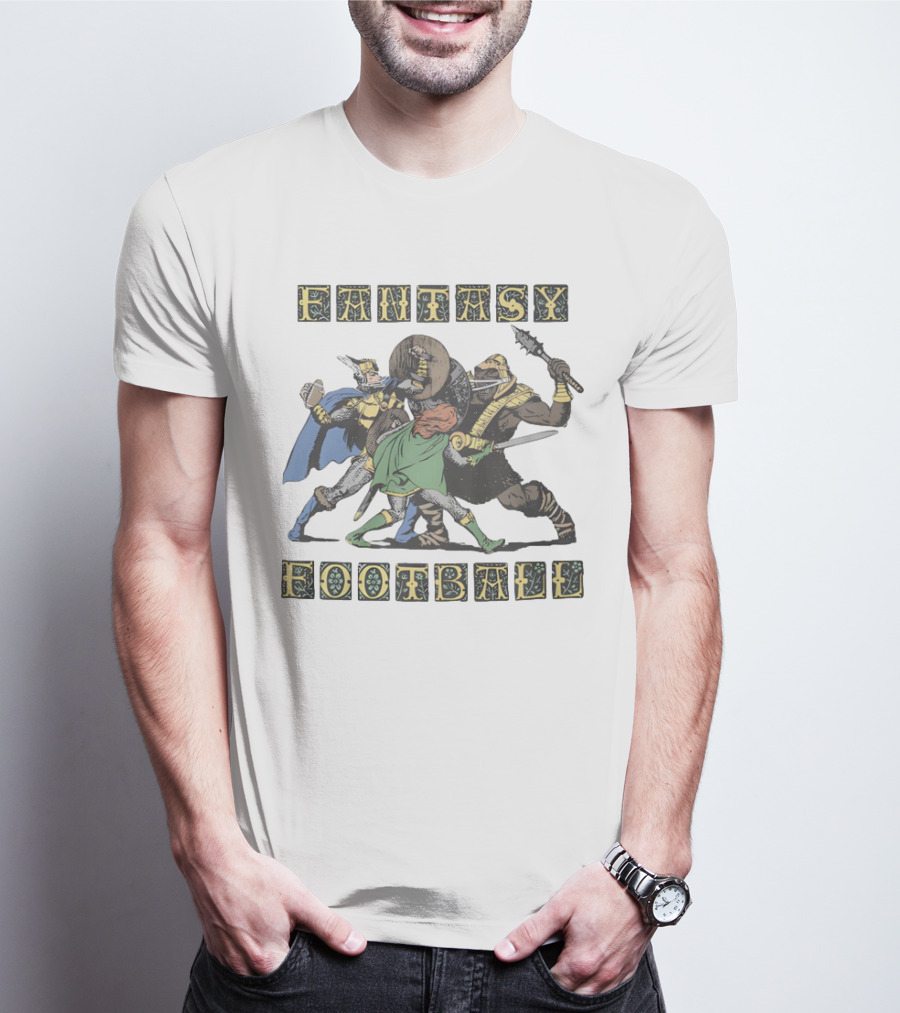 Fantasy Football Adventurous Warrior Battle T-Shirt