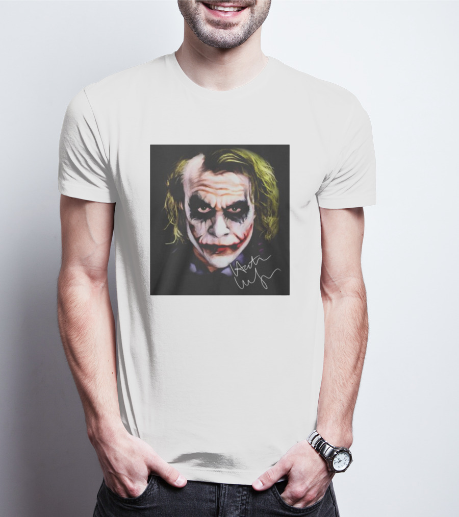 Joker 2 Heath Ledger Signature T-Shirt