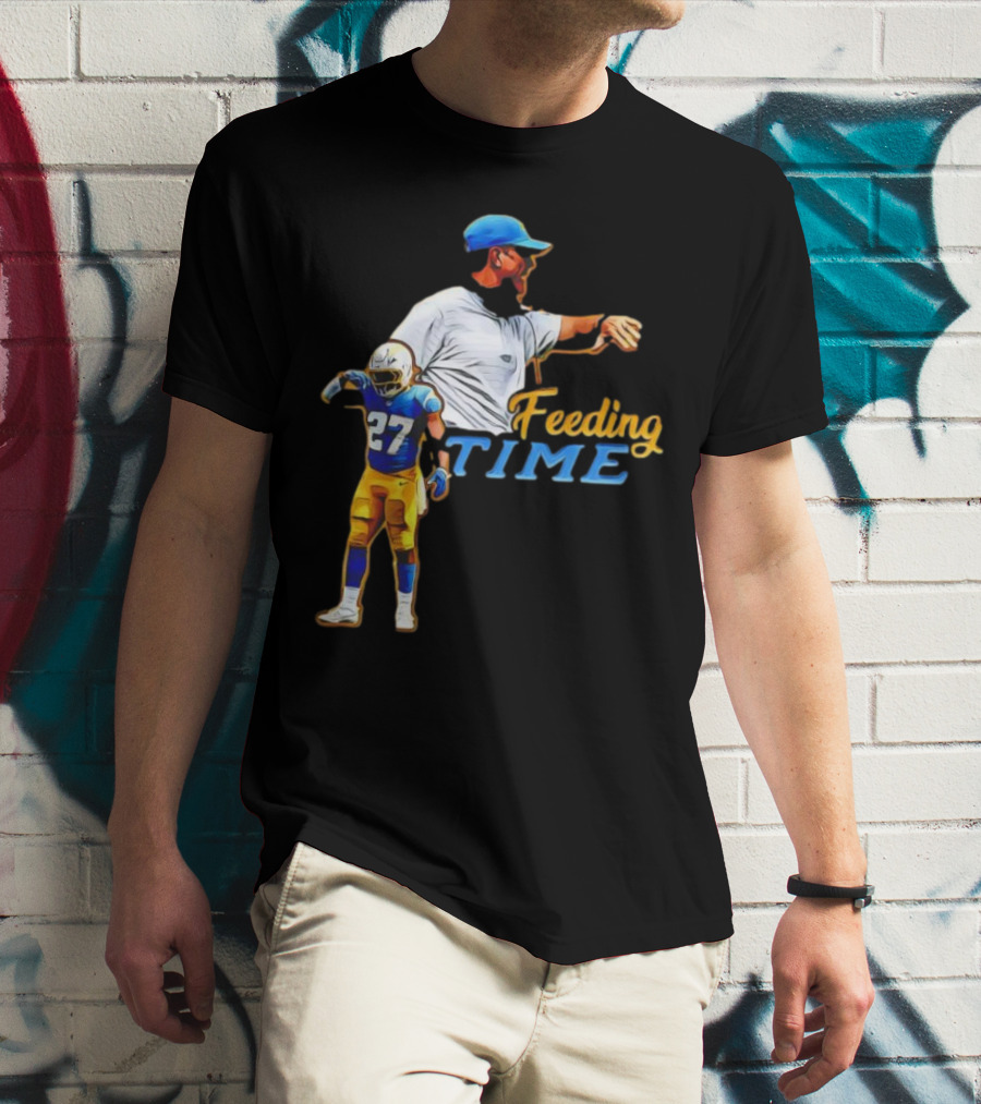 Feeding Time 27 Football Player T-Shirt