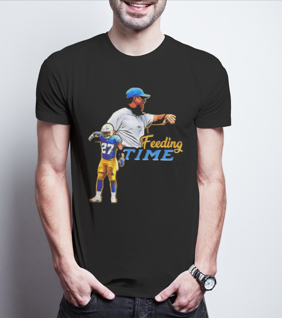 Feeding Time 27 Football Player T-Shirt